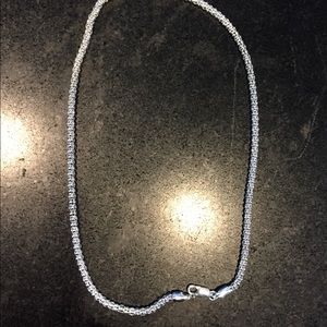 Jewelry - 925 silver chain, popcorn style, Italian silver Jewelry - 925 silver chain, popcorn style, Italian silver